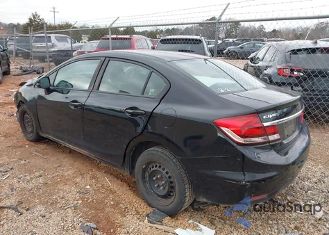 2015 Honda Civic Lx из США, поврежденный, VIN 19XFB2F51FE288663